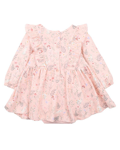 Bébé - Ciara Print Overlay Dress (sizes 00-2)