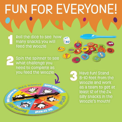 Peaceable Kingdom - Feed The Woozle Cooperative Board Game