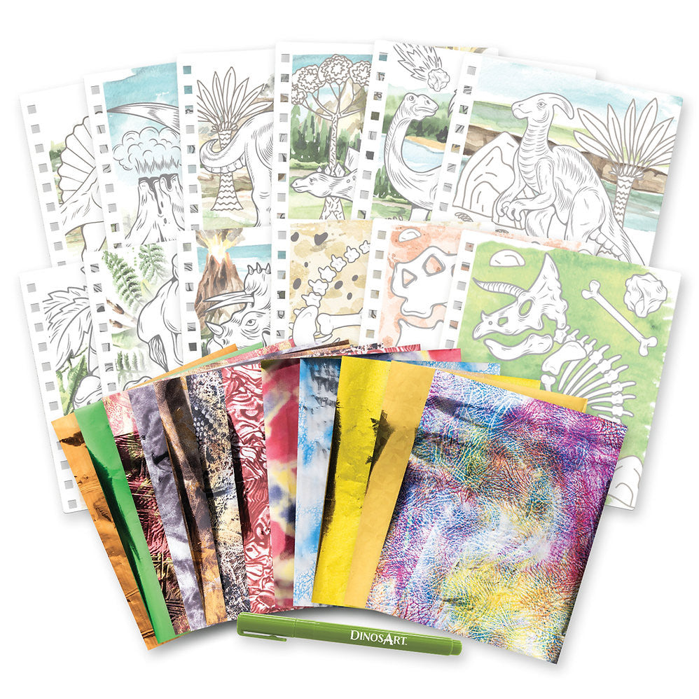 DinosArt - Small Creative Book - Foil