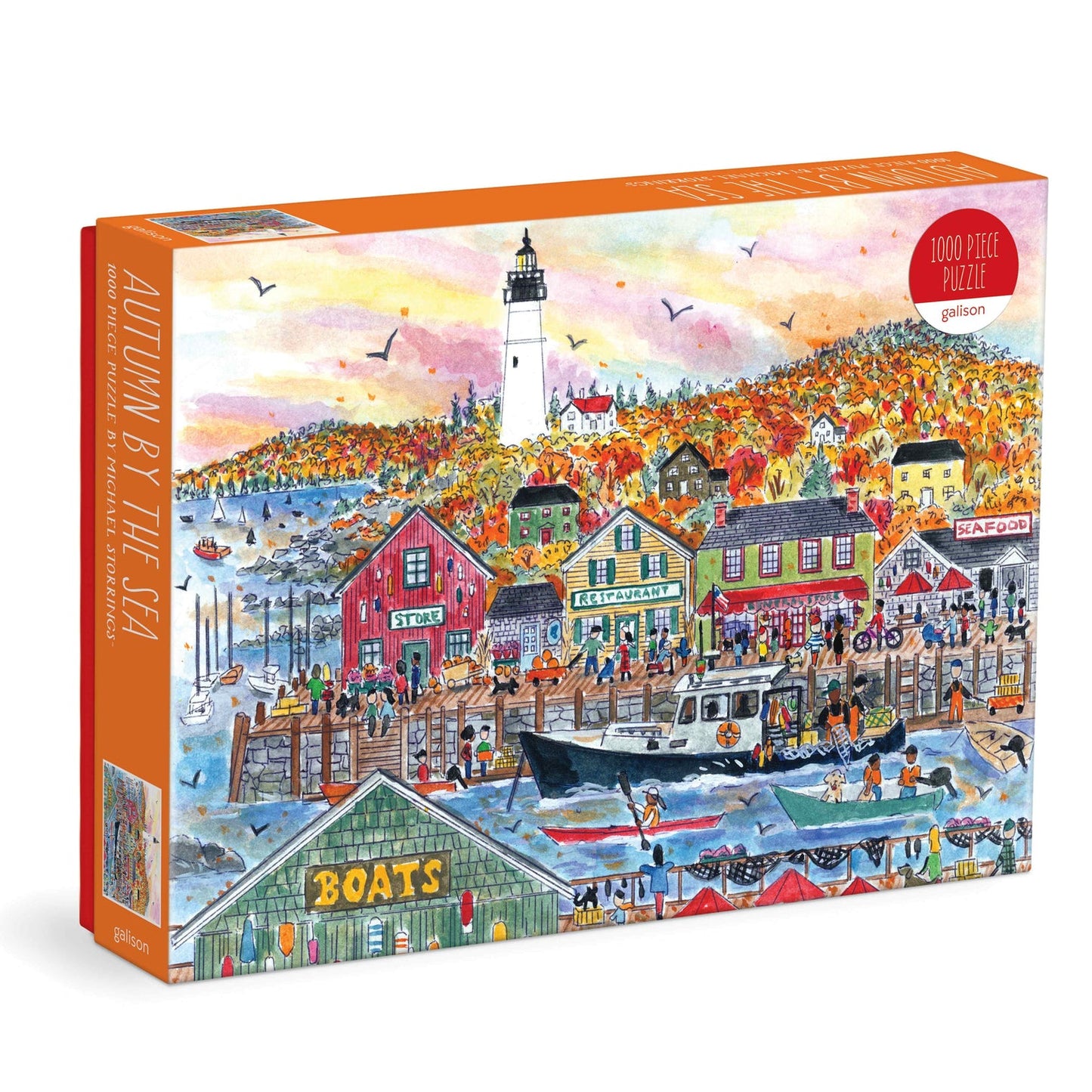 Galison 1000pc - Michael Storrings Autumn By the Sea Puzzle