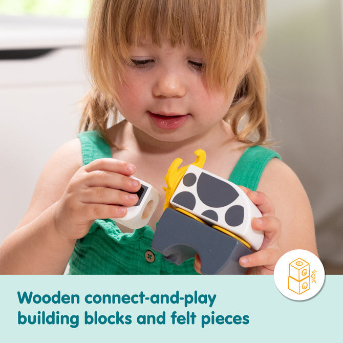 Melissa & Doug - Blockables™ Farm Play Set