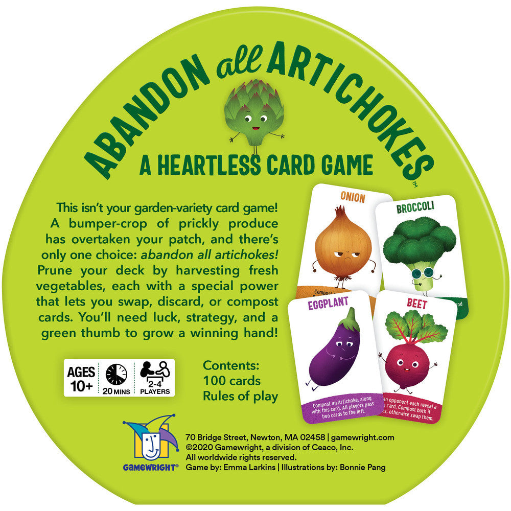 Abandon All Artichokes Tin - by Gamewright