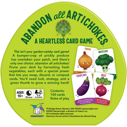Abandon All Artichokes Tin - by Gamewright