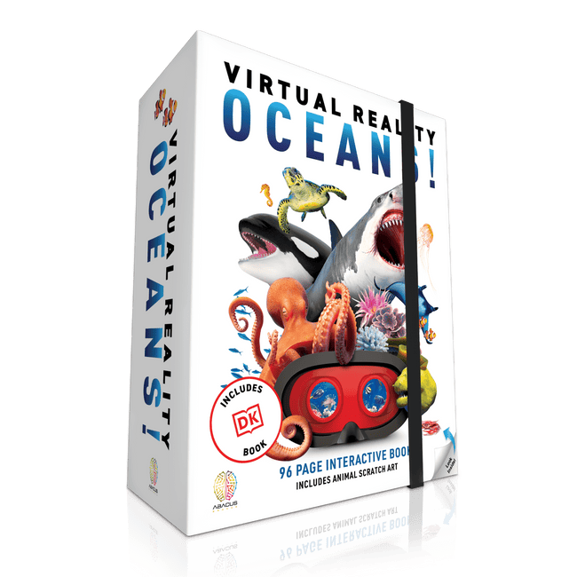 Abacus Virtual Reality Oceans Discovery Gift Set with DK book and VR goggles