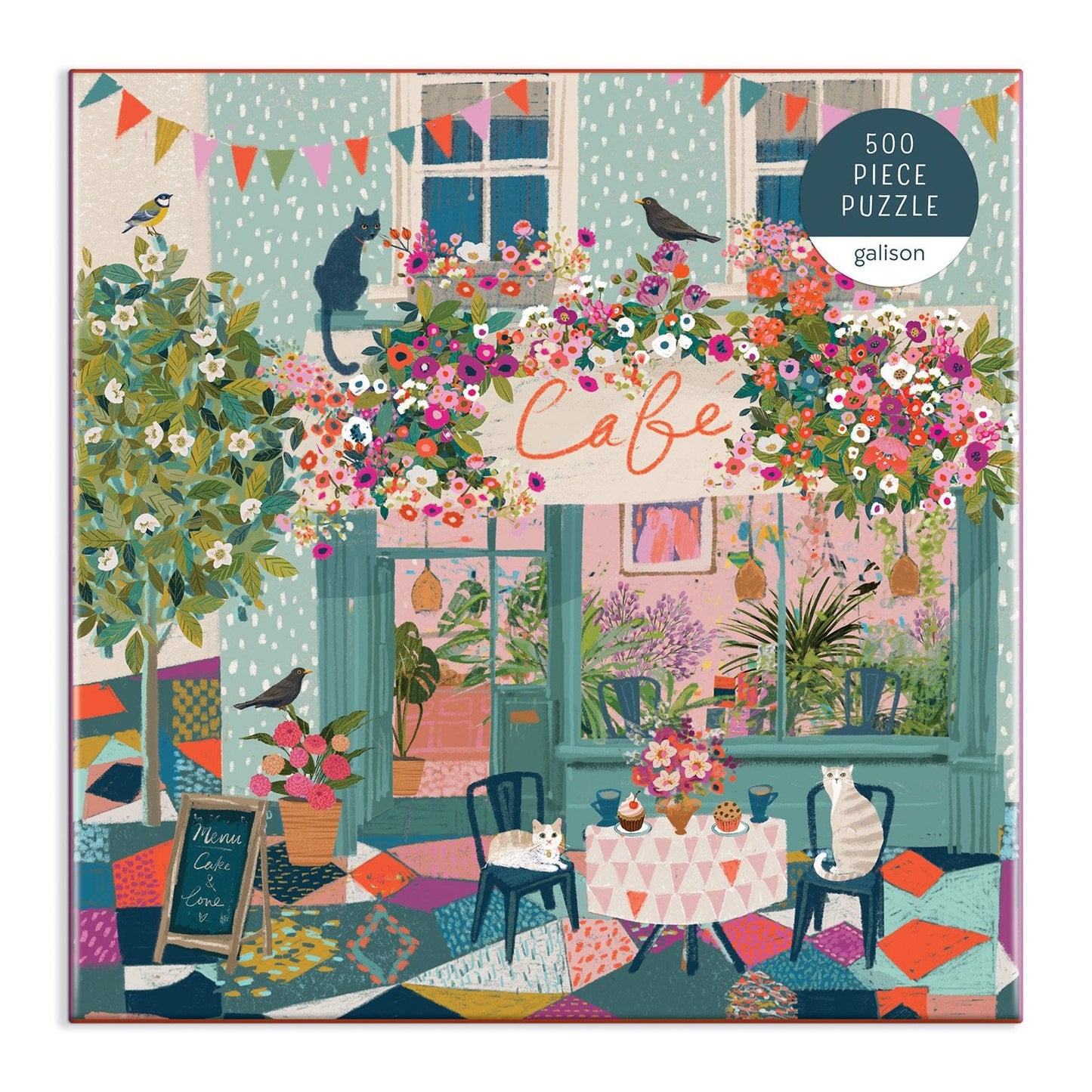 Galison 500pc - Afternoon Tea Puzzle | Art by Victoria Ball