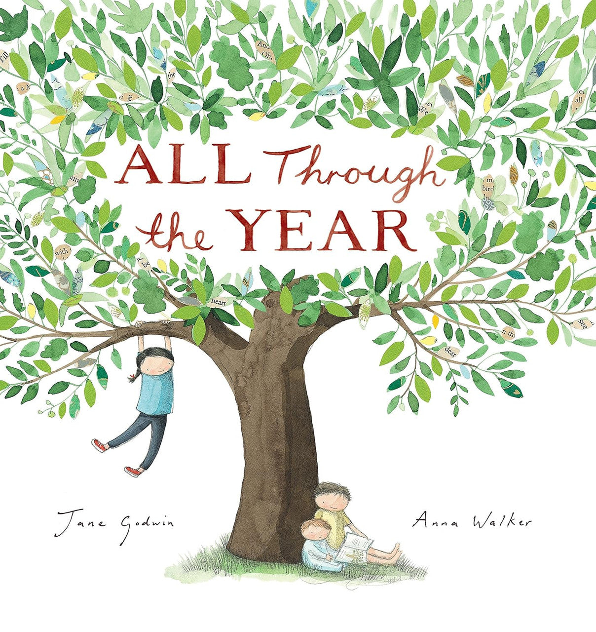 All Through The Year hardback children’s book by Jane Godwin about seasons and family life