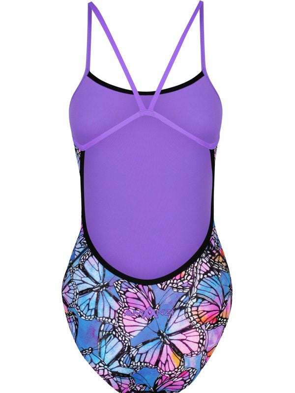 Amanzi - Girls Proback One Piece Swimmers - Flutter