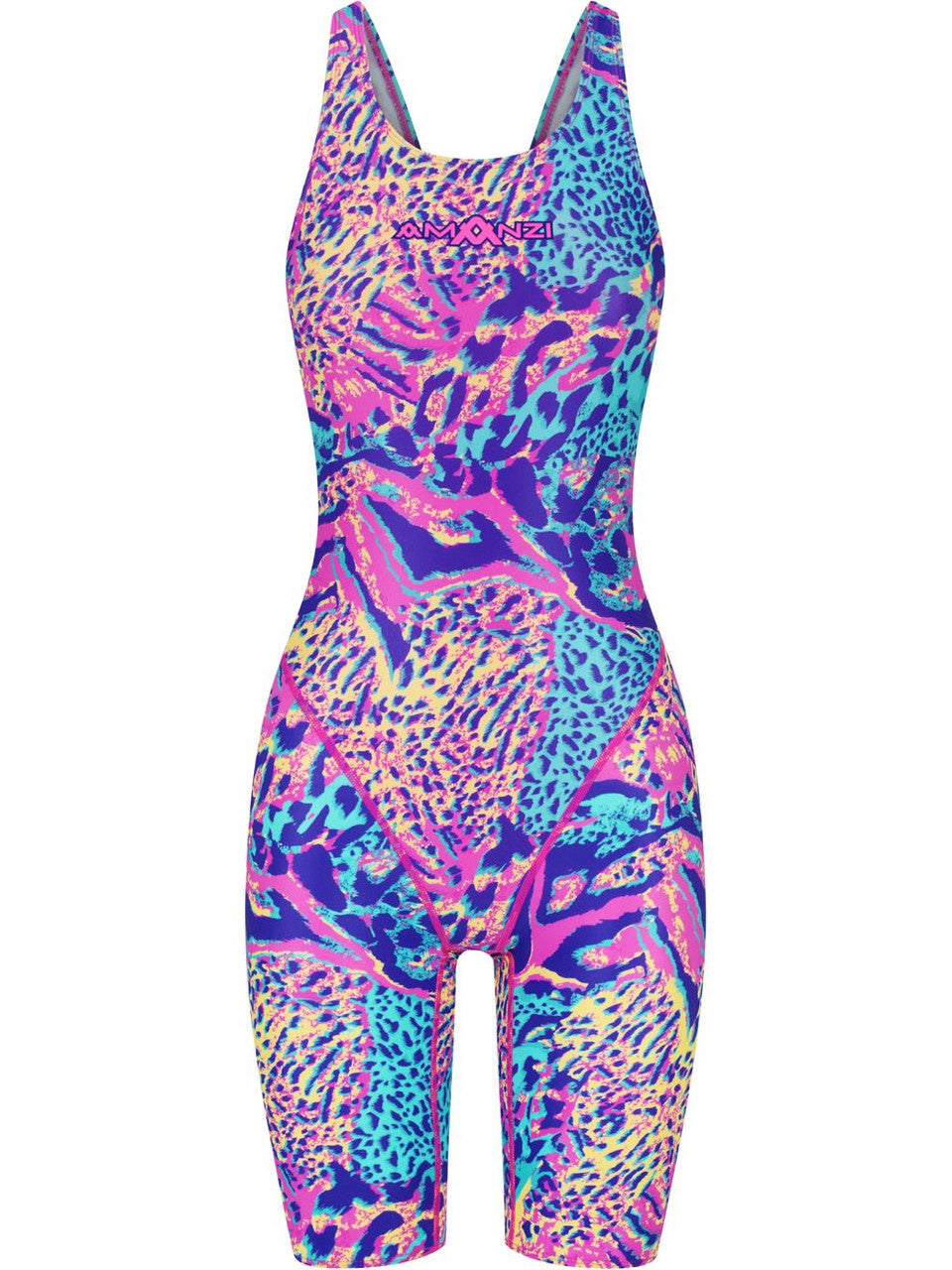 Amanzi - Active Kneelength One Piece Swimmers - Serengeti