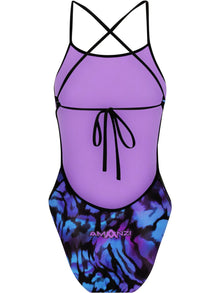 Amanzi - Girls Tie Back One Piece Swimmers - Hazey