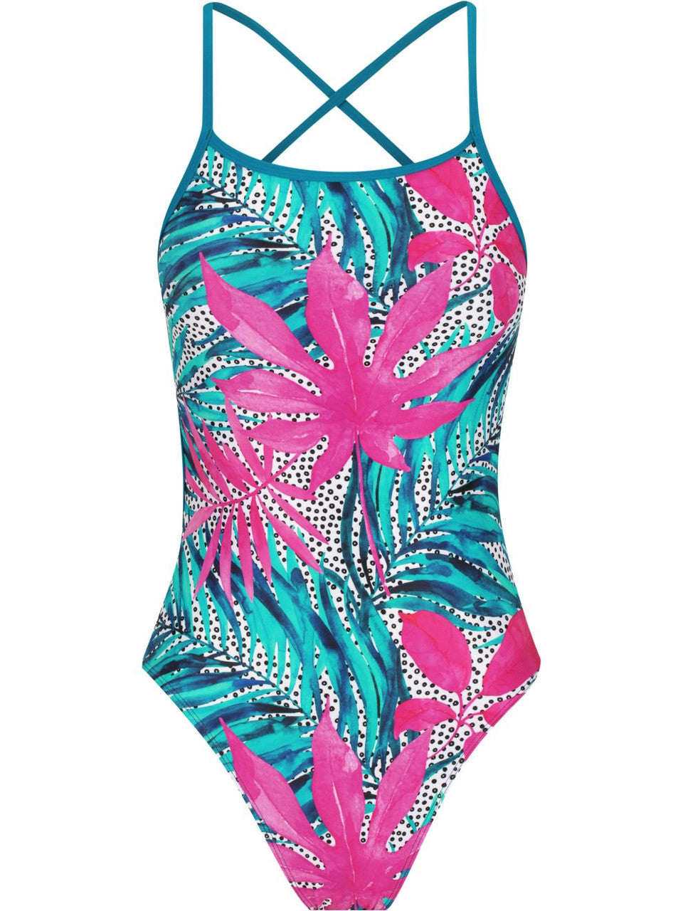 Amanzi - Girls Tie Back One Piece Swimmers - Palmira