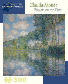 Pomegranate 500pc Puzzle - Claude Monet: Poplars on the Epte