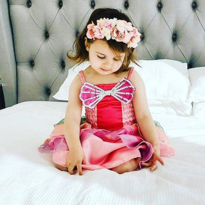 Fairy Girls - Pink Aqua Mermaid Dress