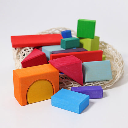 Grimm’s 30 Coloured Geo-Blocks