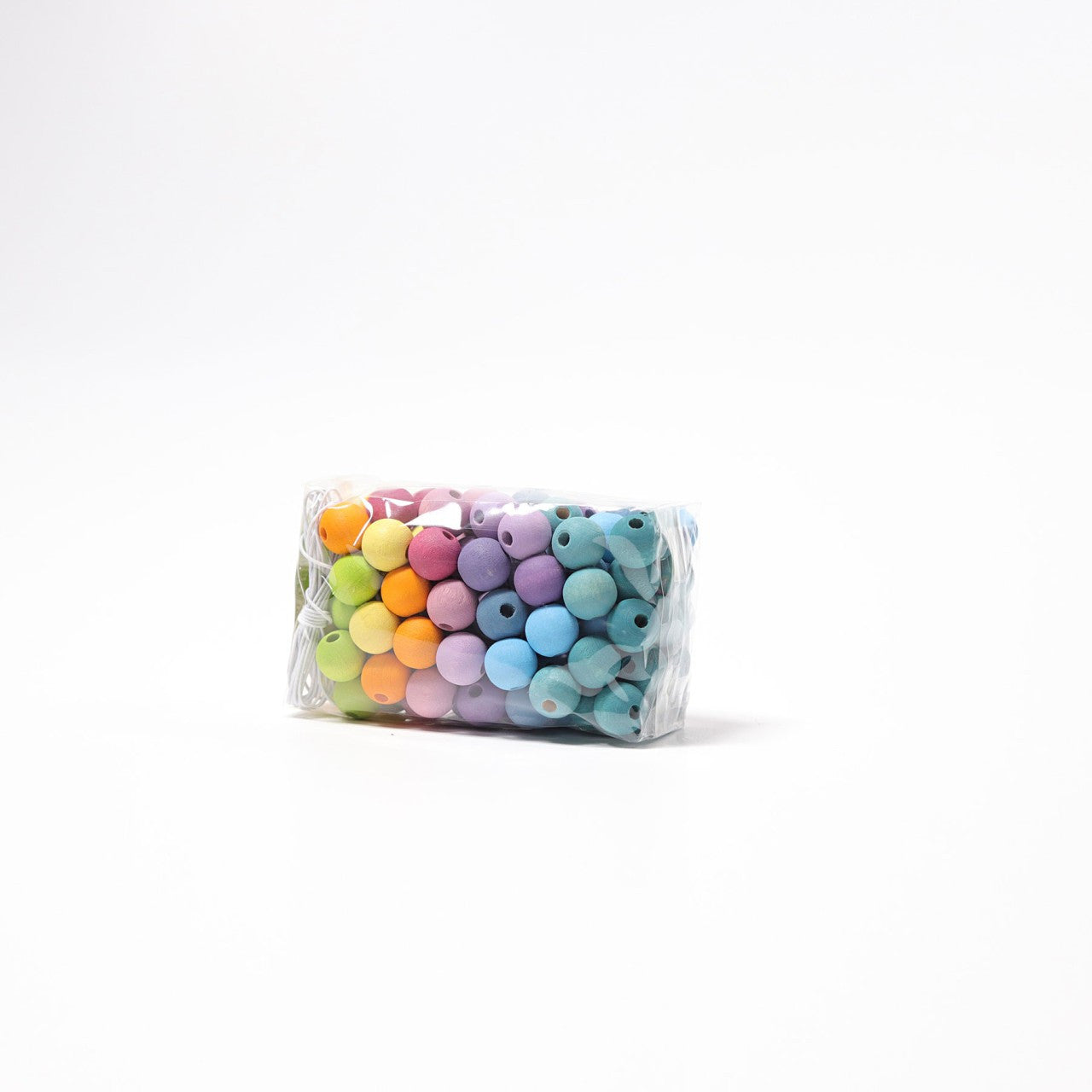 Grimm’s 120 Small Pastel Wooden Beads