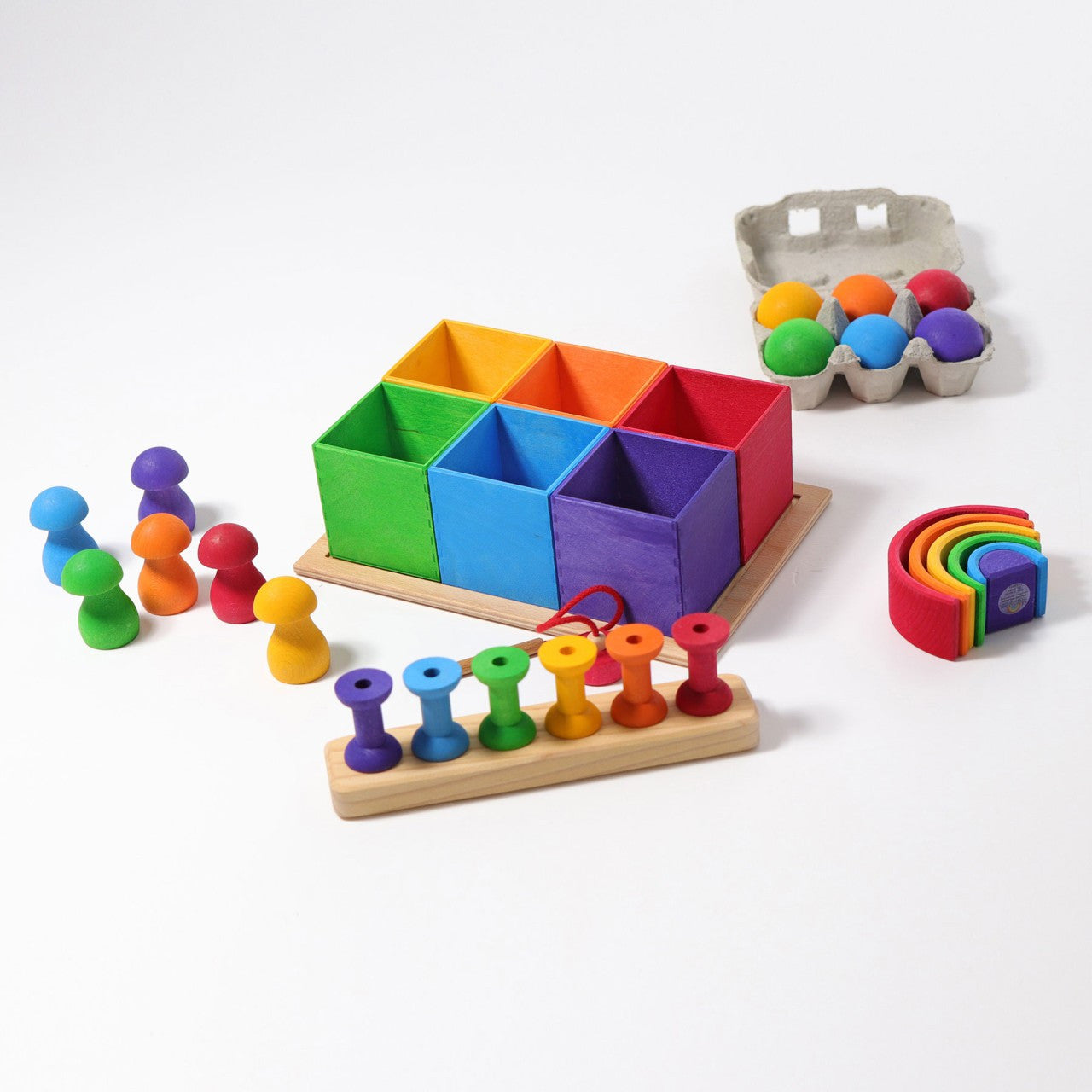 Grimm’s Sorting Boxes - 6 pieces