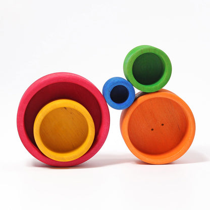 Grimm’s Red Stacking Bowls
