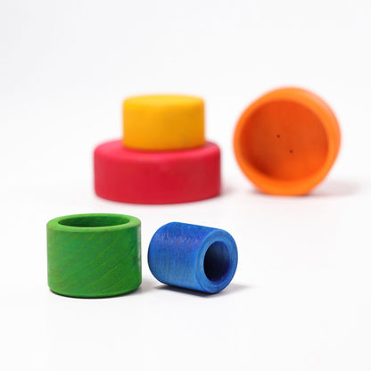 Grimm’s Red Stacking Bowls