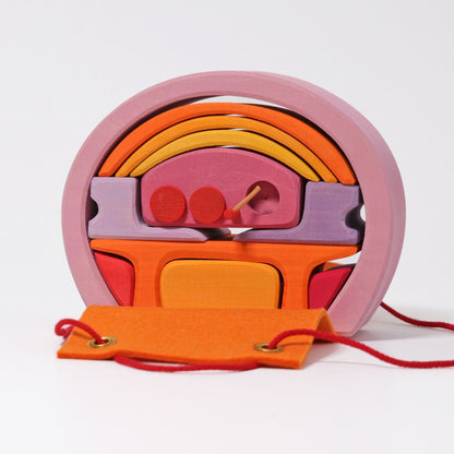 Grimm’s Pink-Orange Mobile Home