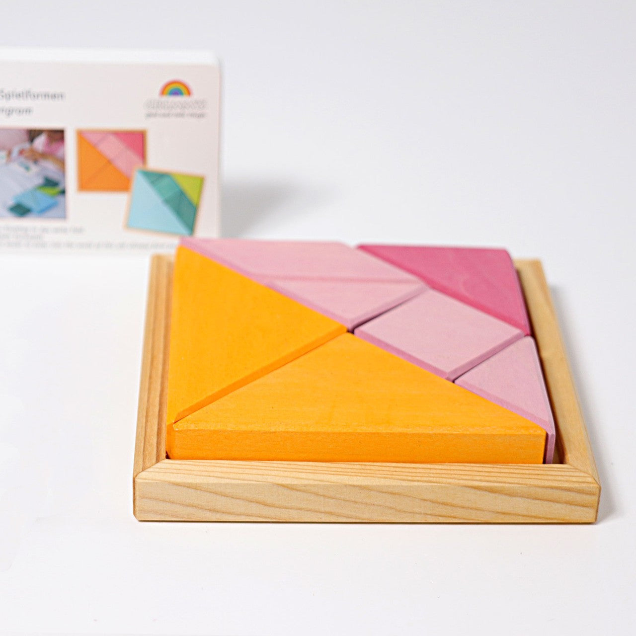 Grimm’s Tangram Pink-Orange