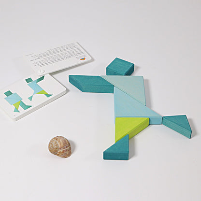 Grimm’s Tangram Turquoise