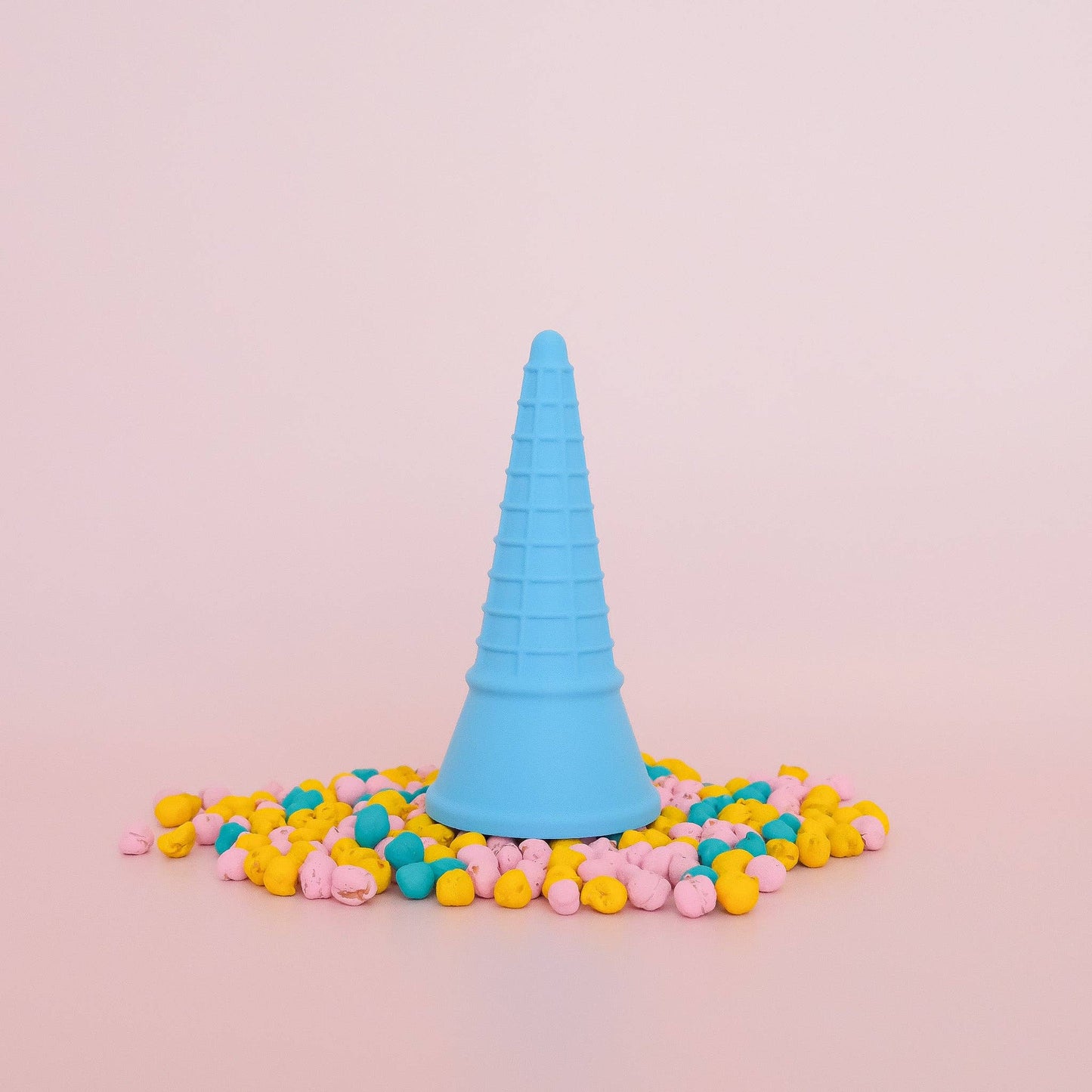 Play Sense Eco Playdough Eco Ice Cream Cone: Orange