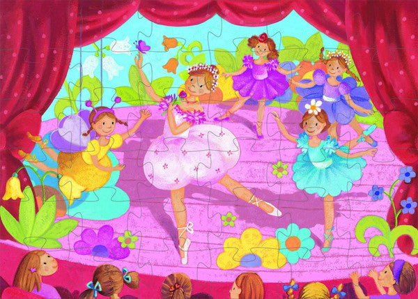 Djeco Ballerina Silhouette Puzzle 36pce