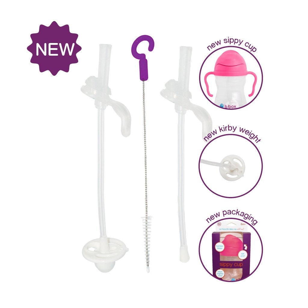 B.Box Sippy Cup - Replacement Straw and Cleaner