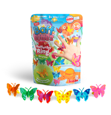 Zimpli Kids Baff Bombz Butterfly Ring Surprise 7321 fizzing bath bomb with hidden collectible butterfly ring