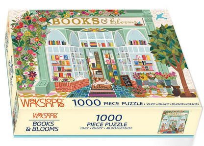 WerkShoppe 1000pc - Books & Blooms Puzzle