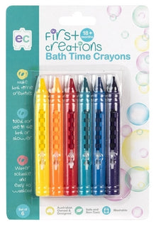 Educational Colours First Creations - Bath Crayons Set of 6