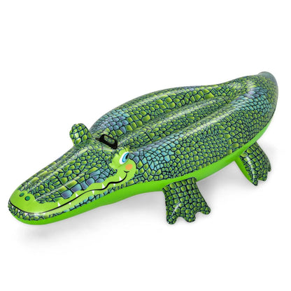 Bestway Buddy Croc inflatable crocodile pool float ride on for kids 152cm