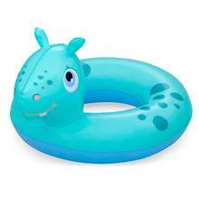 Bestway Lil' Pal Hippo Swim Tube 36464, inflatable children's swimming ring featuring a hippopotamus design.