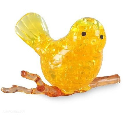 Crystal Puzzle 3D - Yellow Bird 48 piece