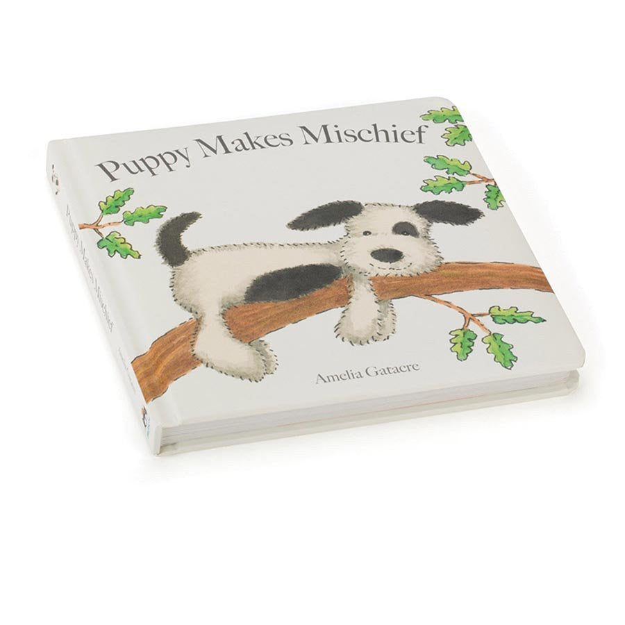 Jellycat - Puppy Makes Mischief (Bashful Black & White Puppy Book)