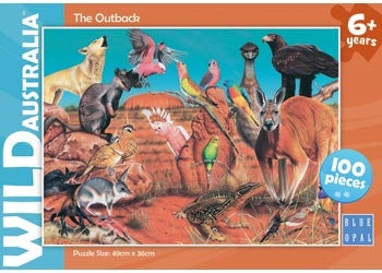Blue Opal 100pc puzzle - The Outback