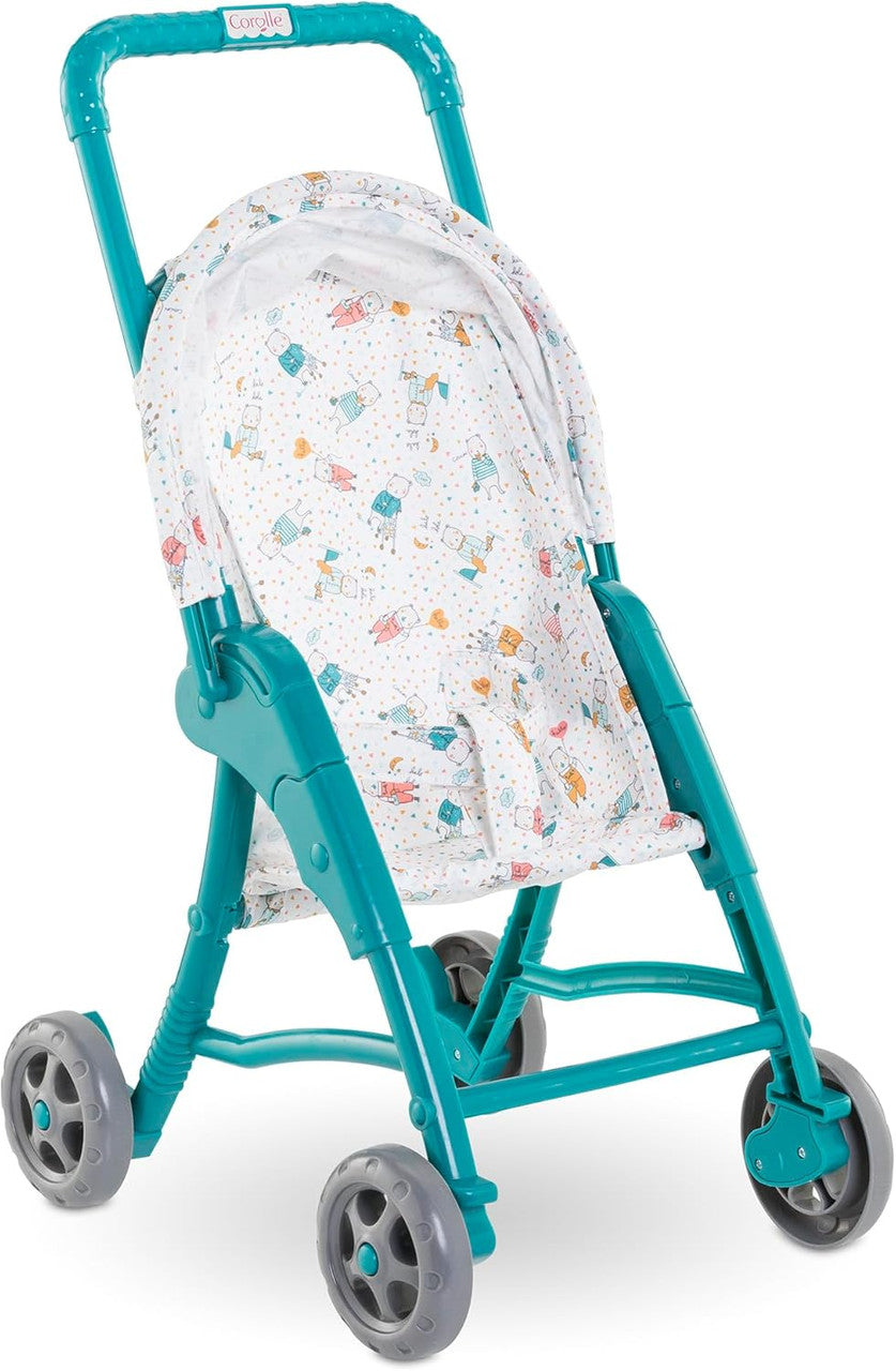 Corolle Mon Premier Poupon - Teal Stroller for 30cm Baby Dolls
