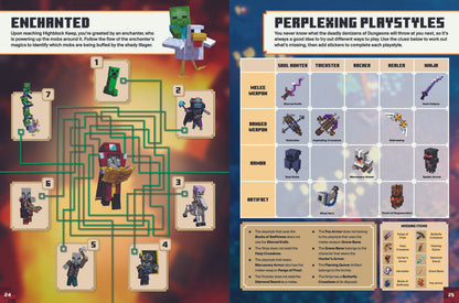 Minecraft Dungeons Sticker Book