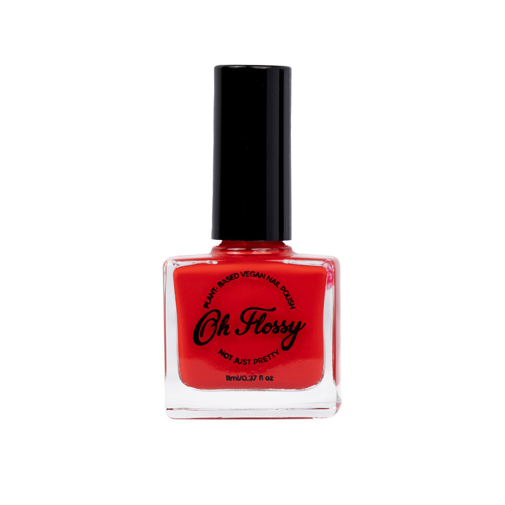 Oh Flossy Nail Polish - Energetic - Red