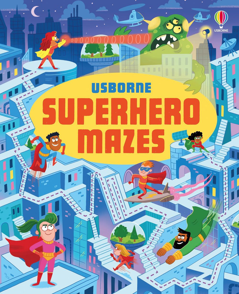 Usborne - Superhero Mazes
