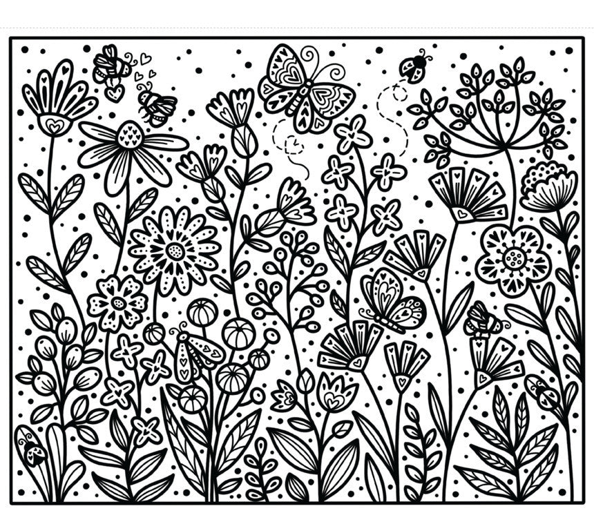 Usborne - Magic Painting Love, Hearts and Flowers
