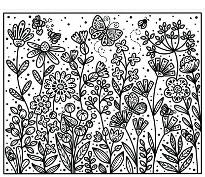 Usborne - Magic Painting Love, Hearts and Flowers