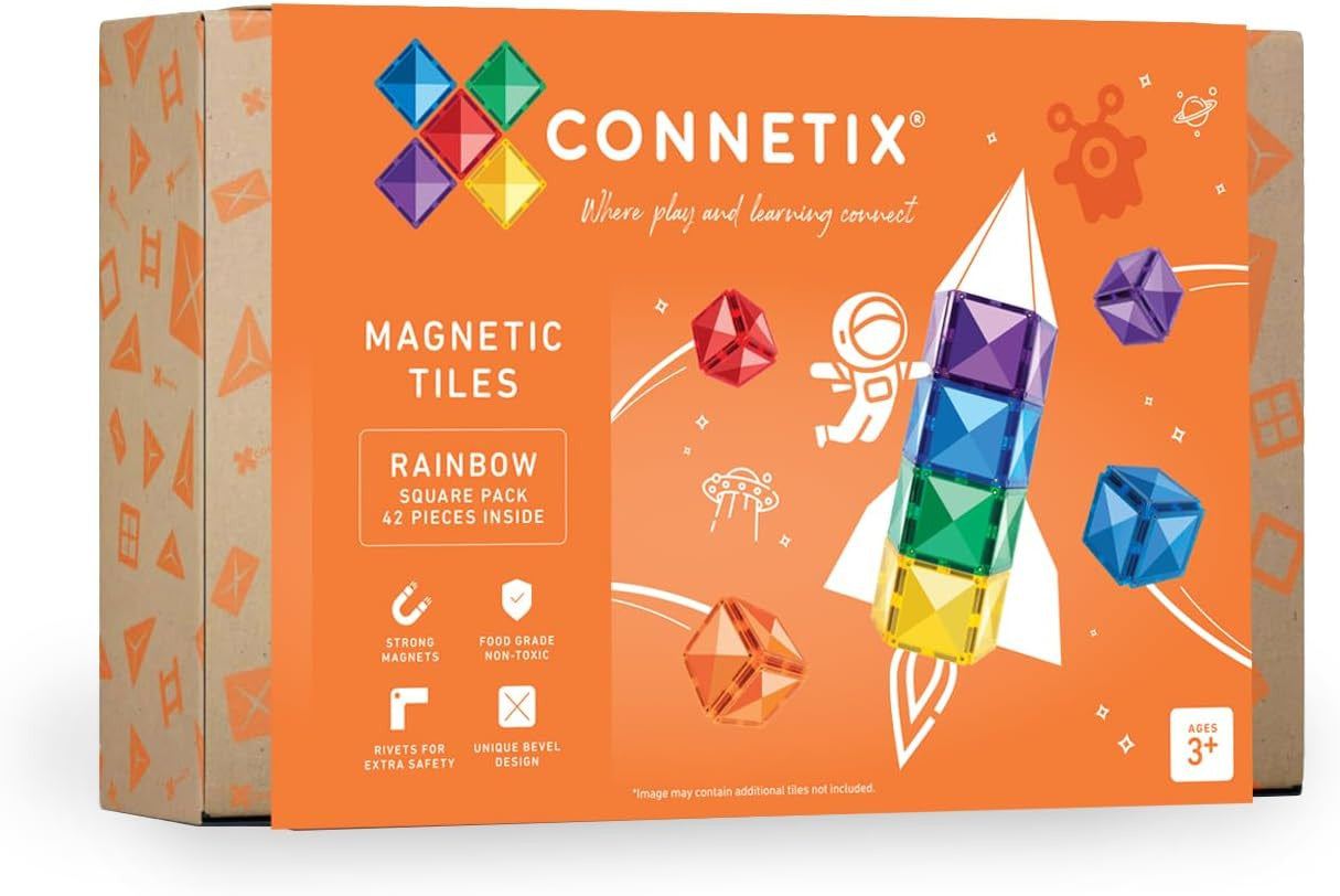 Connetix - Rainbow Square Pack 42pc