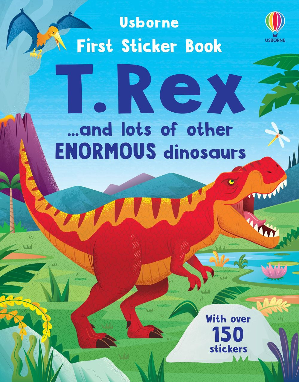 Usborne - First Sticker Book - T. Rex and Other Enormous Dinosaurs