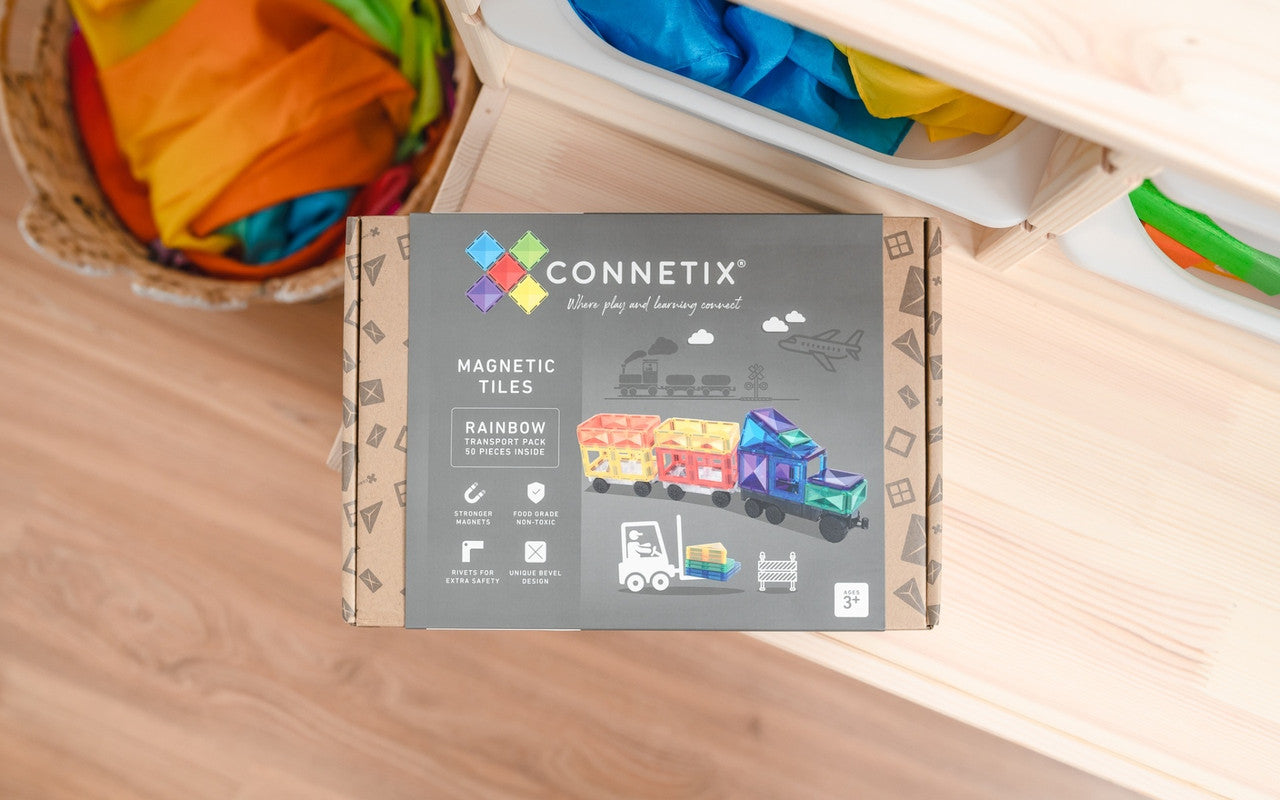 Connetix - Rainbow Transport Pack 50pc