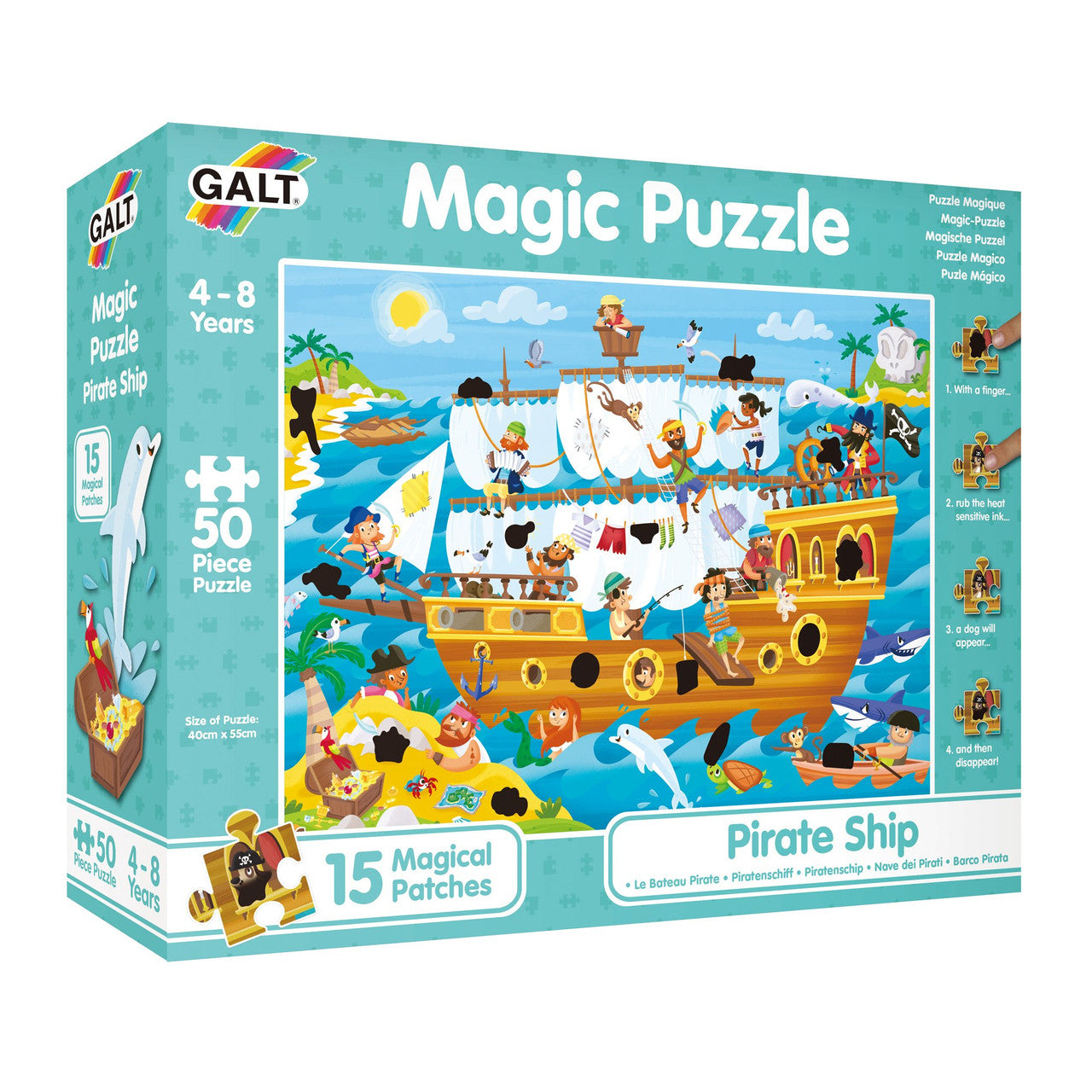 Galt - Magic Puzzle - Pirate Ship Puzzle 50pc