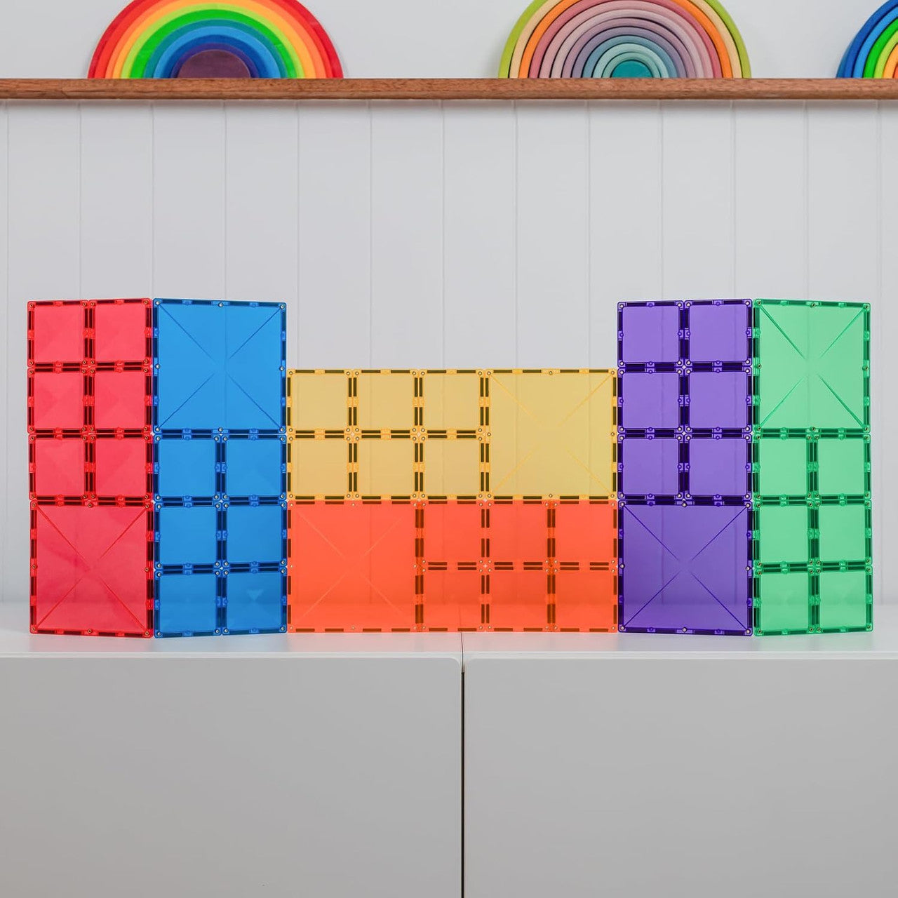Connetix - Rainbow Square Pack 42pc