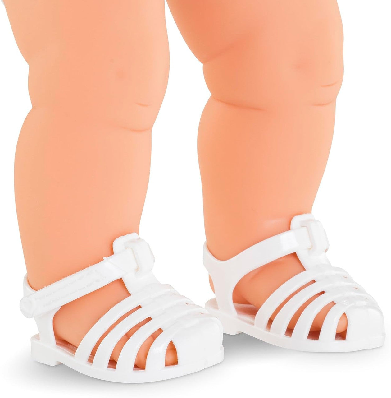 Mon Grand Poupon - White Sandals - 36cm