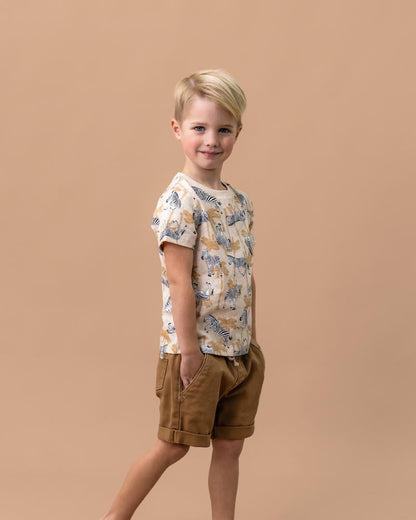 Fox & Finch - Savanna Print Tee
