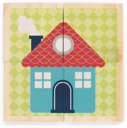 Janod My First Blocks Puzzle - Words