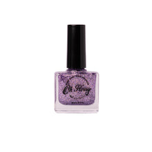 Oh Flossy Nail Polish - Confident - Purple Glitter